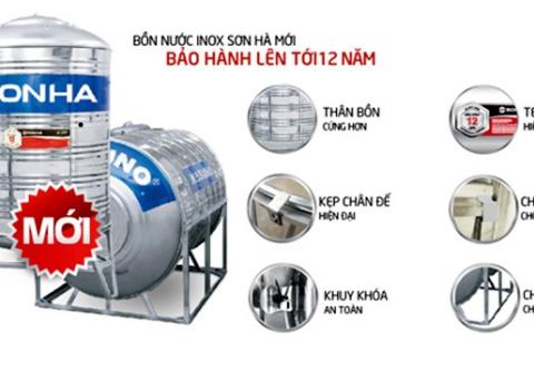Bồn nước inox 1000 lít Sơn Hà