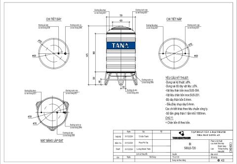 Độ dày bồn inox Tân Á bao nhiêu? Cách kiểm tra đúng