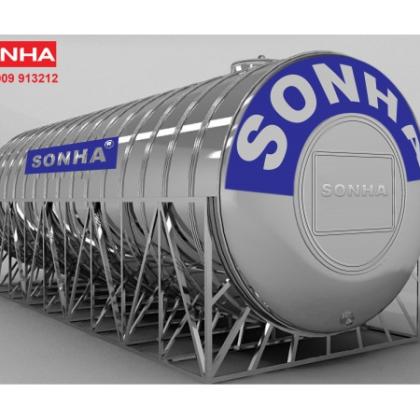 Bồn Nước Inox Sơn Hà 10000L Ngang