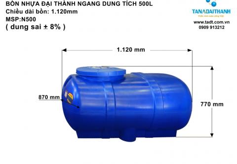Bồn nhựa Đại Thành 500l có những tính năng vượt trội nào?