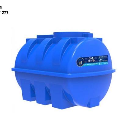 Bồn Nước Nhựa Đại Thành 1000L Ngang Gold