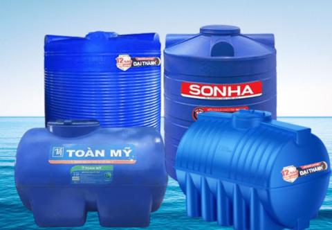 Bồn bình téc nước nhựa, bồn chứa nước nhựa giá rẻ giảm giá chỉ từ 800k chào mừng ngày 20/10