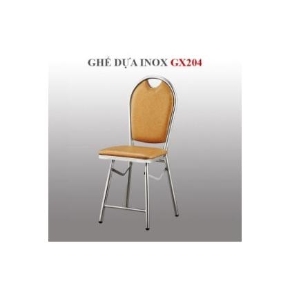 Ghế Dựa Inox Mặt Simili GX204