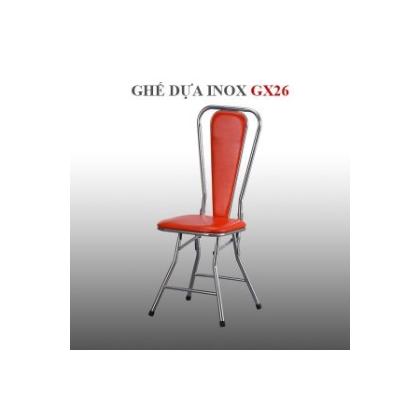 Ghế Dựa Inox Mặt Simili GX26