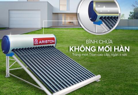 Máy nước nóng năng lượng mặt trời Ariston 200L: giá & kích thước