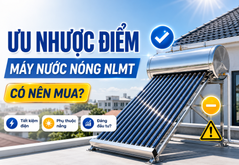 Ưu nhược điểm máy nước nóng năng lượng mặt trời