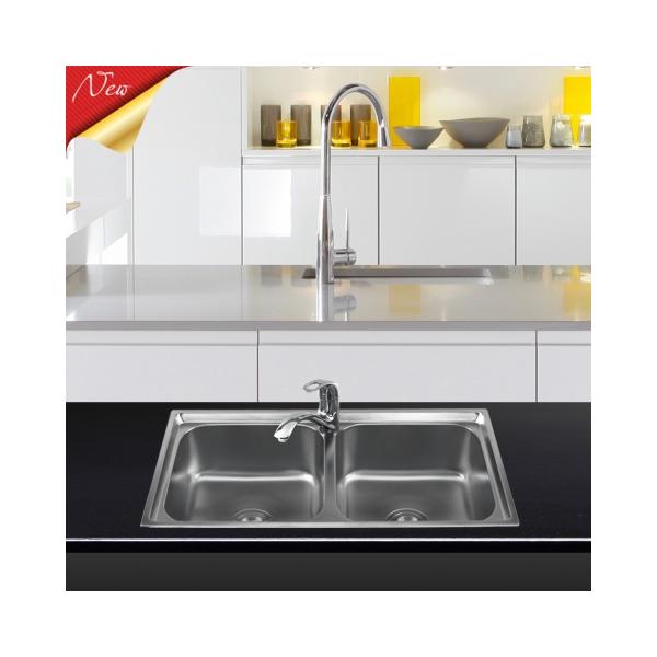 Chậu rửa Inox Sơn Hà S82D