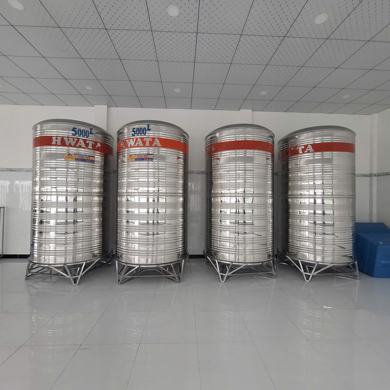 So sánh bồn inox 3500L 4000L 4500L và 5000L đứng