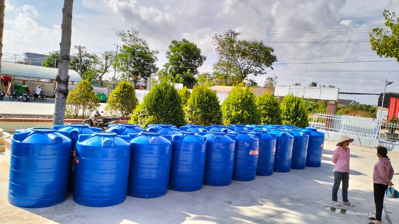 Cách lắp bồn nhựa 500L đứng đúng kỹ thuật