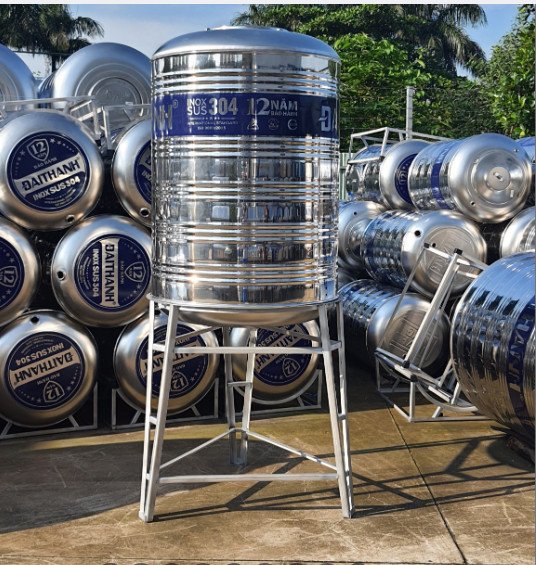 So sánh bồn inox 4500L đứng và ngang