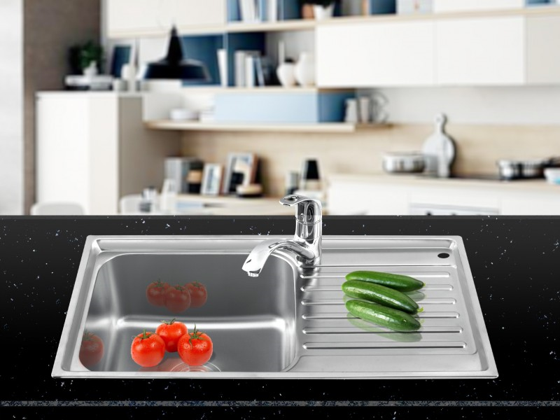 kiểm tra hướng bàn và phụ kiện chậu rửa trước khi giao