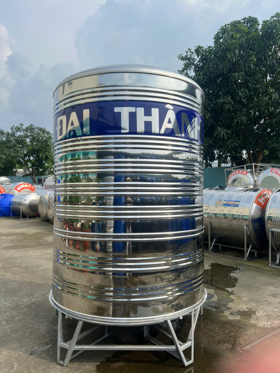 Các mẫu bồn nước inox 3000L đứng chính hãng
