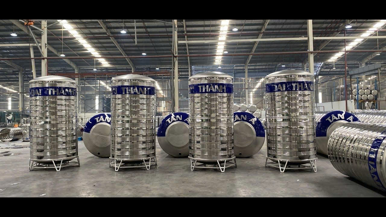 So sánh bồn inox đứng 4000L 4500L 5000L và 6000L