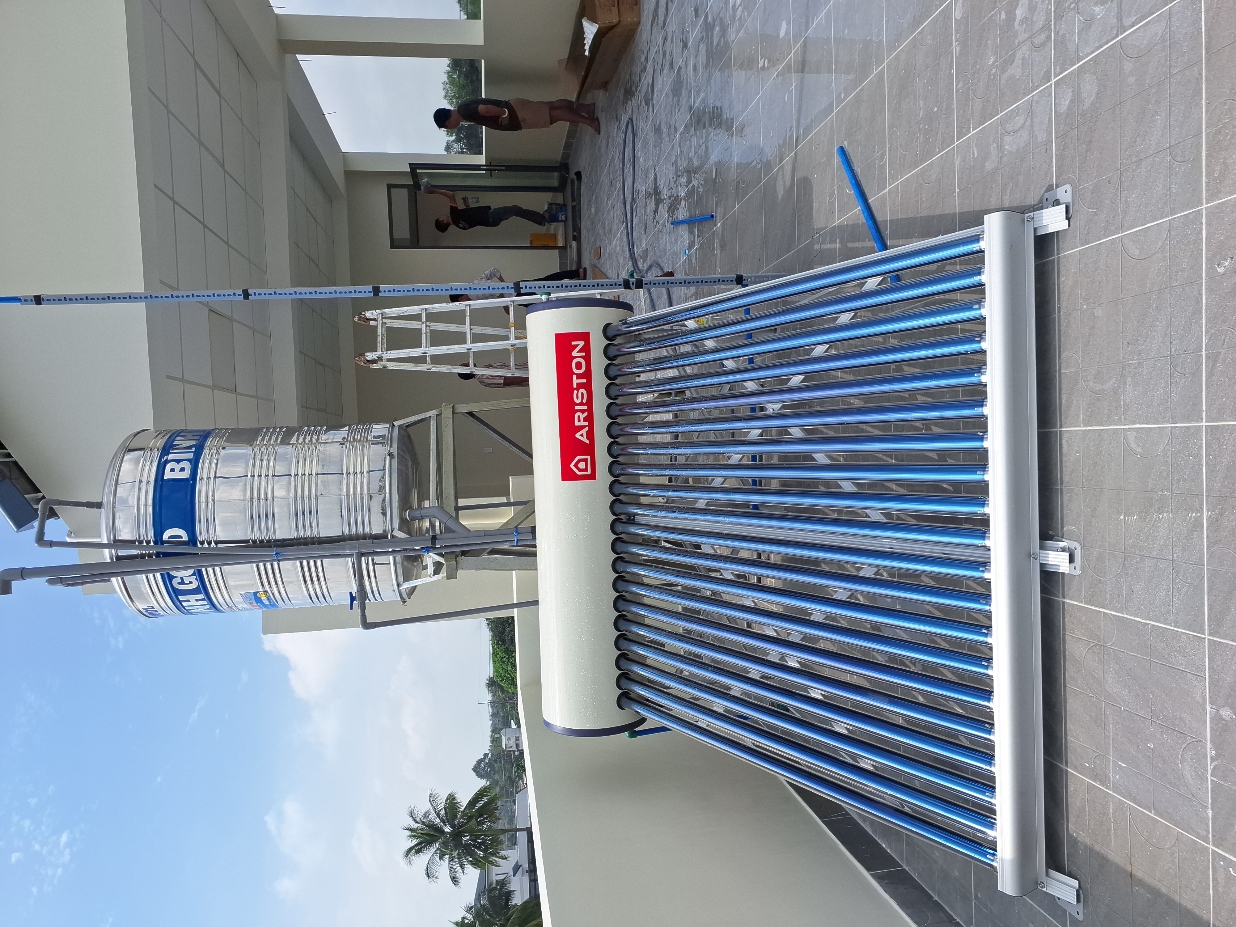 Kho máy nước nóng năng lượng mặt trời Đại Thành 225L