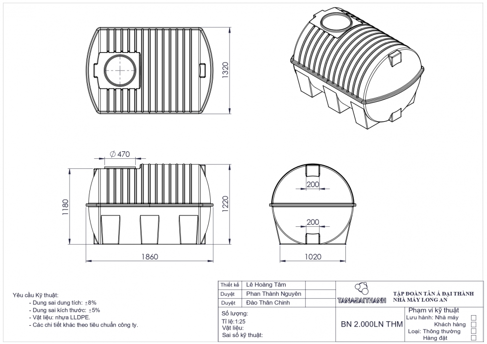 ban ve bon nhua 2000l ngang