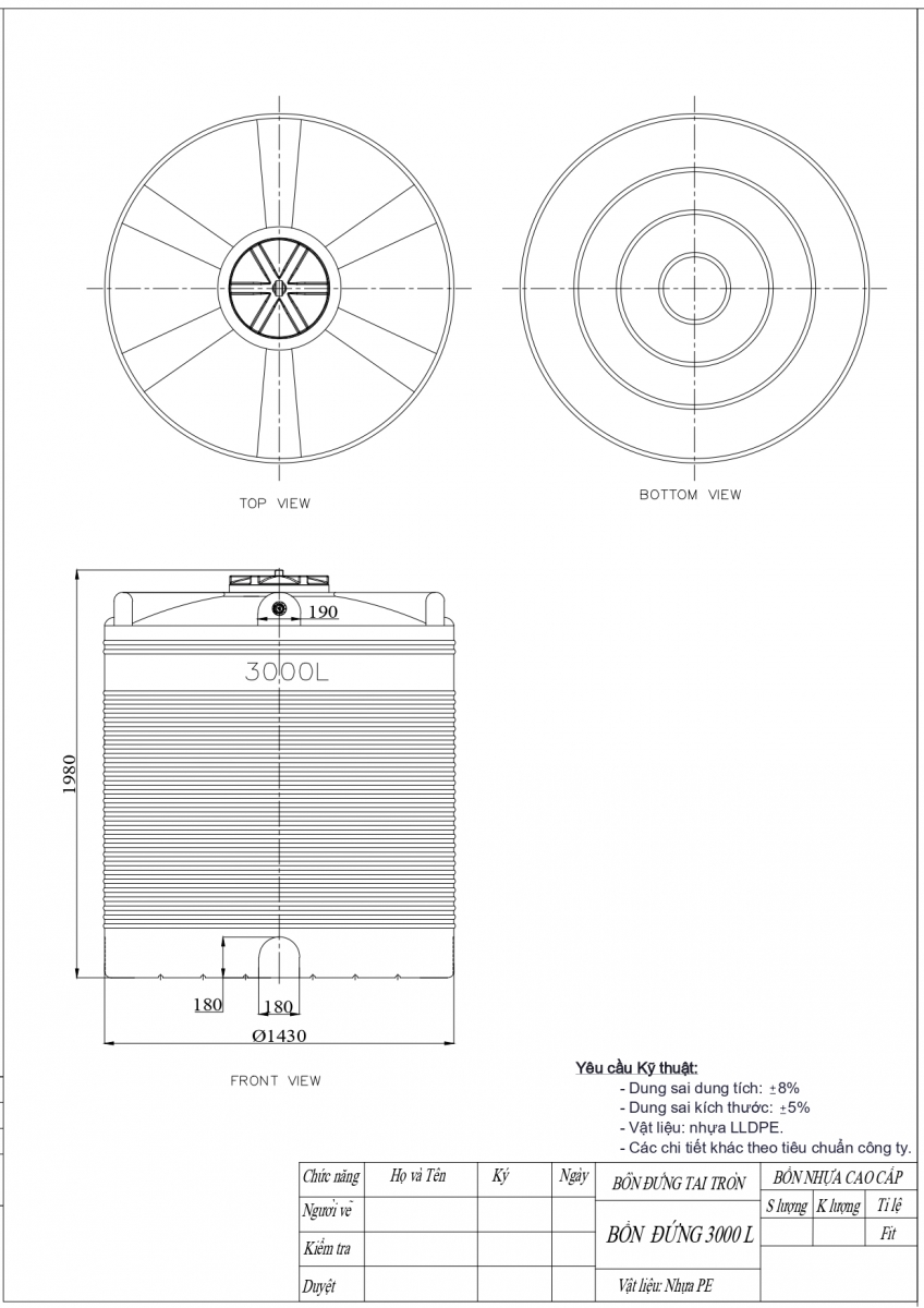 ban ve bon nhua 3000l dung dai thanh