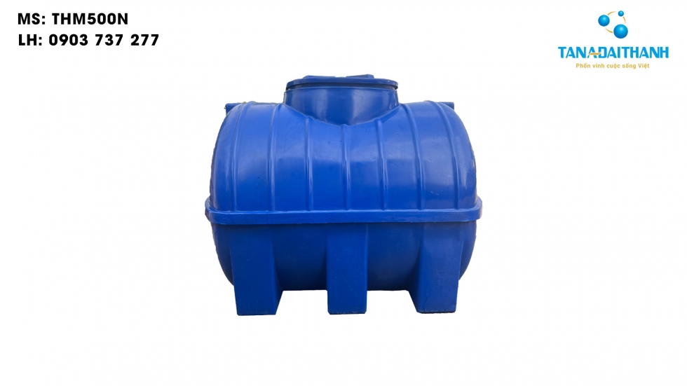 Bồn nước nhựa Đại Thành 500 lít nằm ngang
